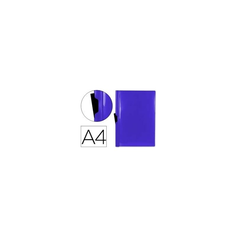 CARPETA LIDERPAPEL DOSSIER PINZA LATERAL A4 AZUL