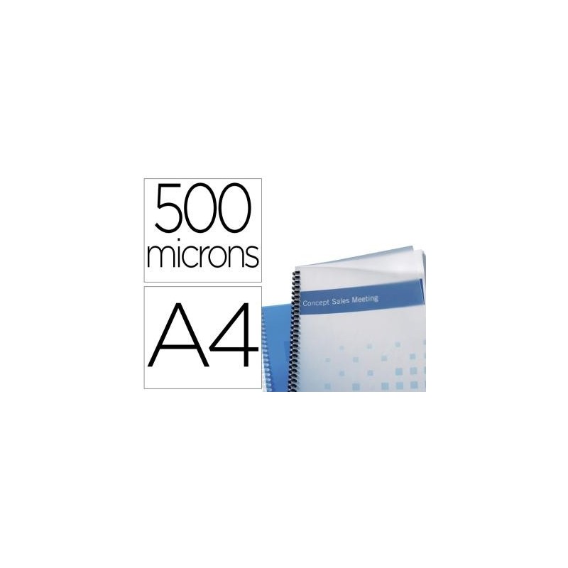 TAPA ENCUADERNAR 450 MICRAS POLIPROPILENO NATURAL