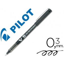 ROTULADOR PILOT V-5 TINTA LIQUIDA NEGRO