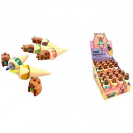 MINI MARCADORES CAPYBARA 6 COLORES