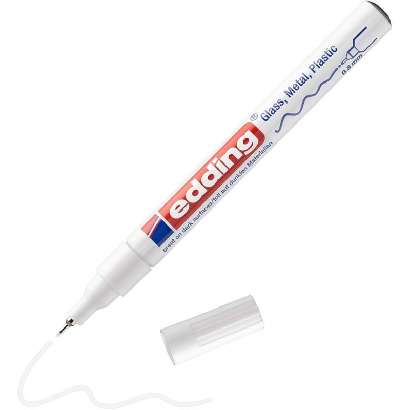 ROTULADOR BLANCO PERMANENTE PTA 2mm BTER