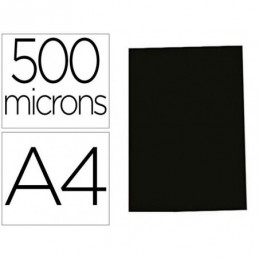 PORTADA ENCUADERNAR PP A4 500 MICRAS NEGRO P100