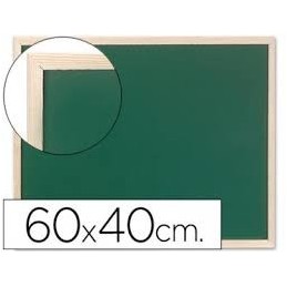 PIZARRA VERDE Q-CONNECT MARCO DE MADERA 40x30cm