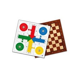 TABLERO PARCHIS-DAMAS 33CM 2012
