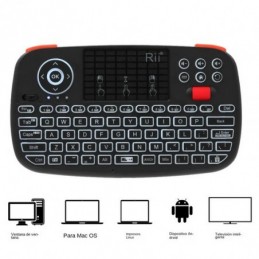 TECLADO TOUCHPAD RII 4 DUAL MODE BLUETOOTH INALAMB