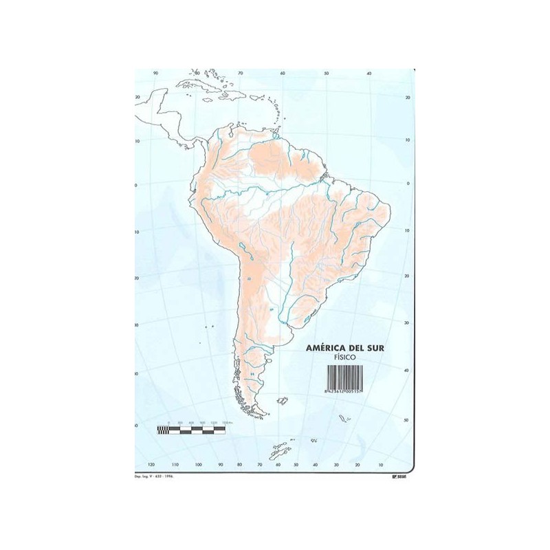 MAPA MUDO AMERICA DEL SUR FISICO