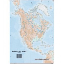 MAPA MUDO AMERICA NORTE FISICO