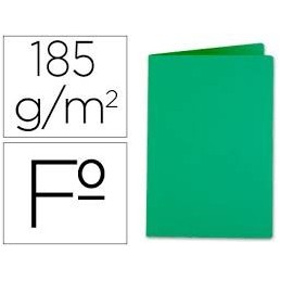 SUBCARPETA LIDERPAPEL FOLIO VERDE INTENSO 180G/M