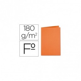 SUBCARPETA FOLIO NARANJA INTENSO 180GR M2