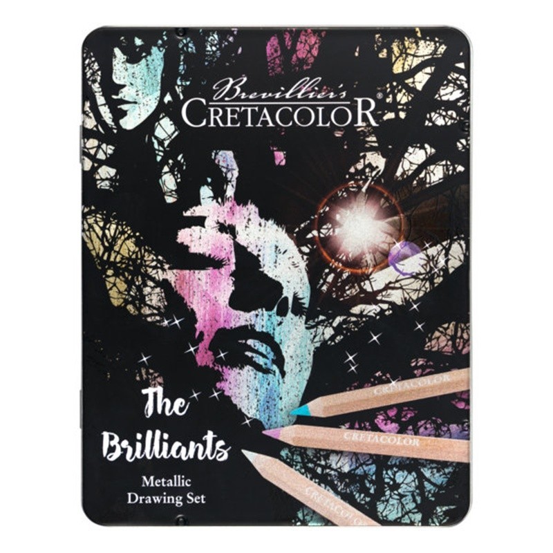 ESTUCHE METALICO 12 LAPICES MEGACOLOR METAL