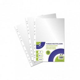 FUNDA MULTITALADRO PP SET 10 CRISTAL 80 MICRAS BIS