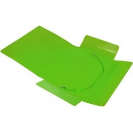 CARPETA LIDERPAPEL GOMAS SOLAPAS A5 VERDE