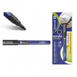 ROTULADOR PERMANENTE TINTA ACRILICA NEGRO