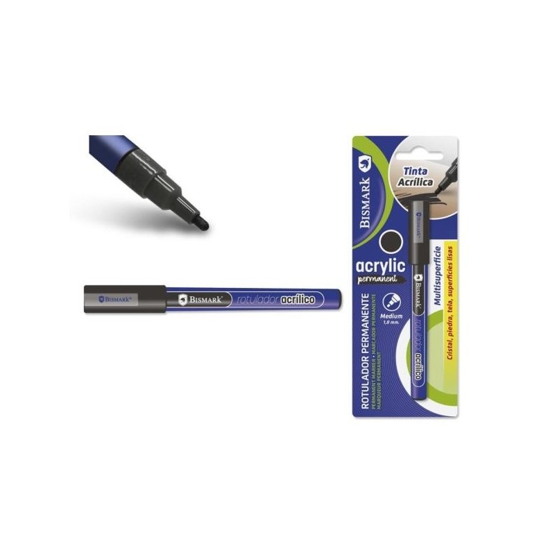 ROTULADOR PERMANENTE TINTA ACRILICA NEGRO