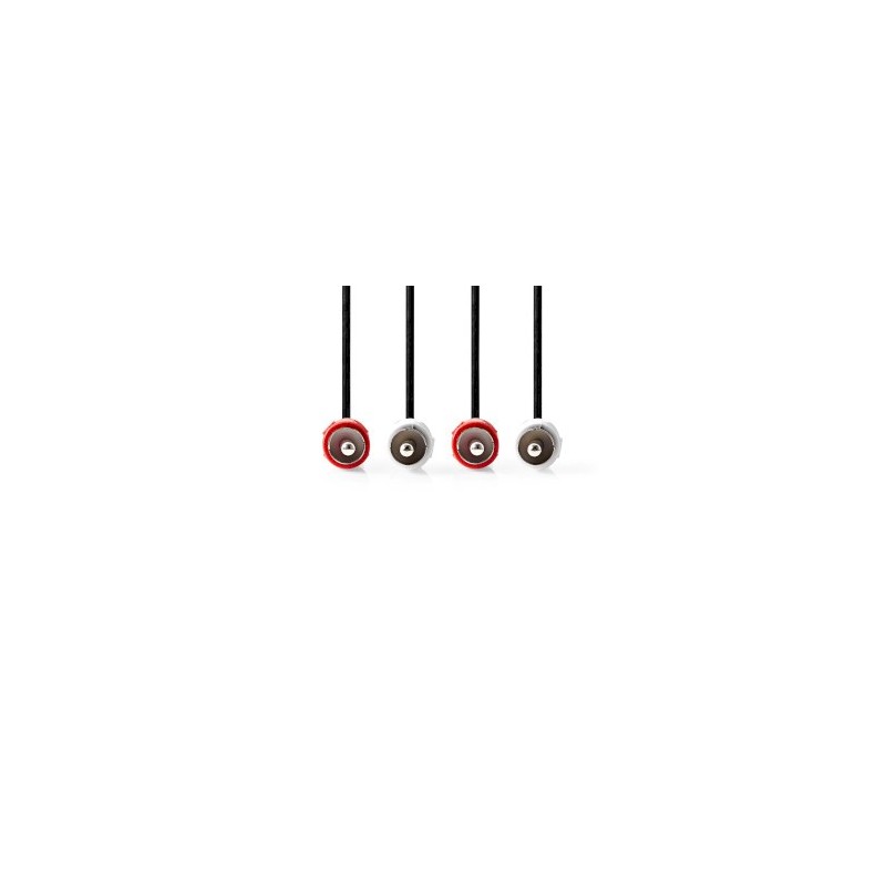 CABLE MULTIMEDIA 2xRCA A 2xRCA M/M 1.5MT