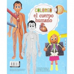 COLOREO EL CUERPO HUMANO 2 TITULOS