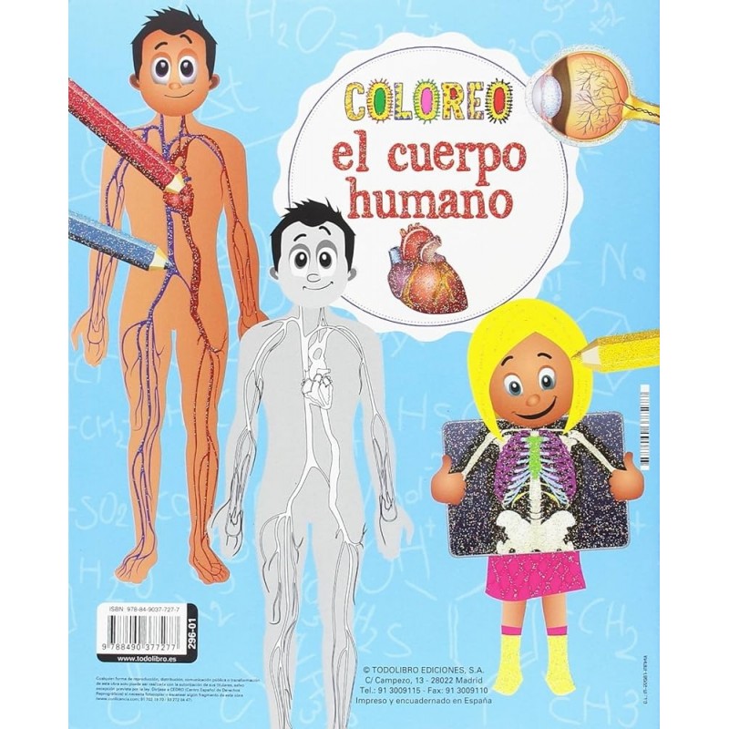 COLOREO EL CUERPO HUMANO 2 TITULOS