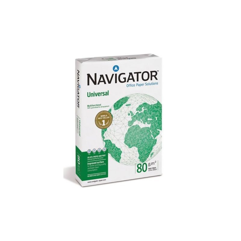 PAPEL FOTOCOPIADORA NAVIGATOR DIN A4 80GR 500H