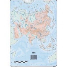 MAPA MUDO ASIA FISICO