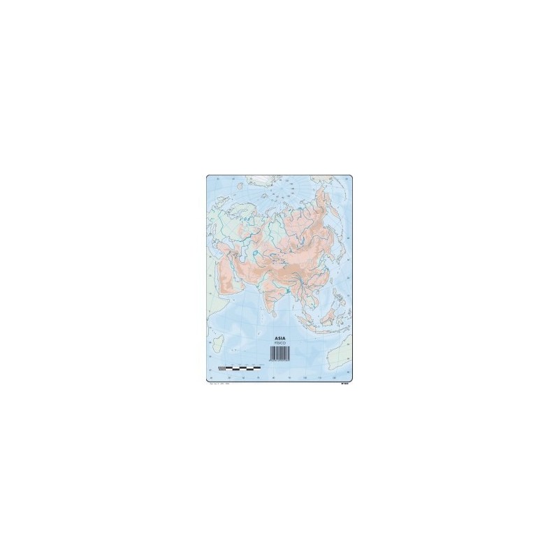MAPA MUDO ASIA FISICO