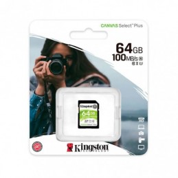 MEMORIA SD XC 64GB CLASE 10 KINGSTON CANVAS