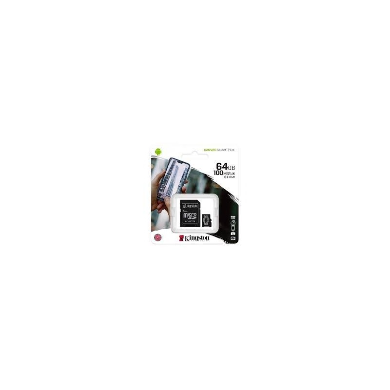 MEMORIA SD MICRO 64GB CLASE 10 KINGSTON CANVAS