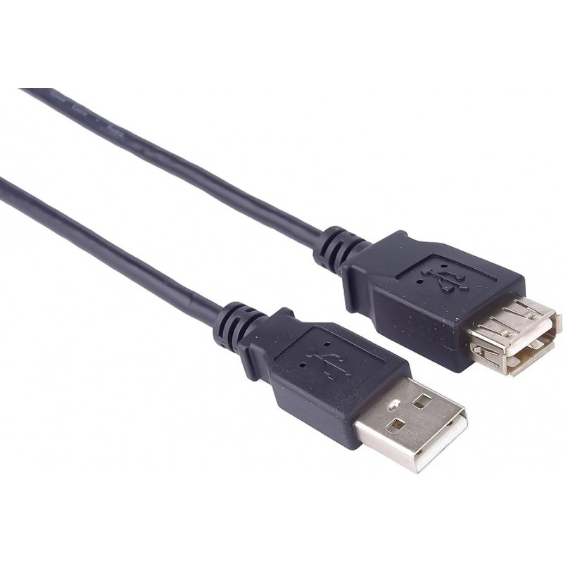 PROLONGADOR DE CABLE USB 2.0 A 20CM