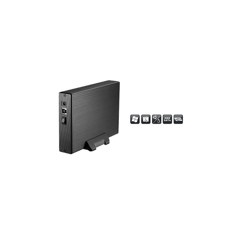 TOOQ CARCASA TQE 3527B 3.5 USB 3.0 SATA NEGR