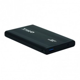 TOOQ CAJA EXTERNA HD NEGRA 2.5 9.5MM SATA USB3.0