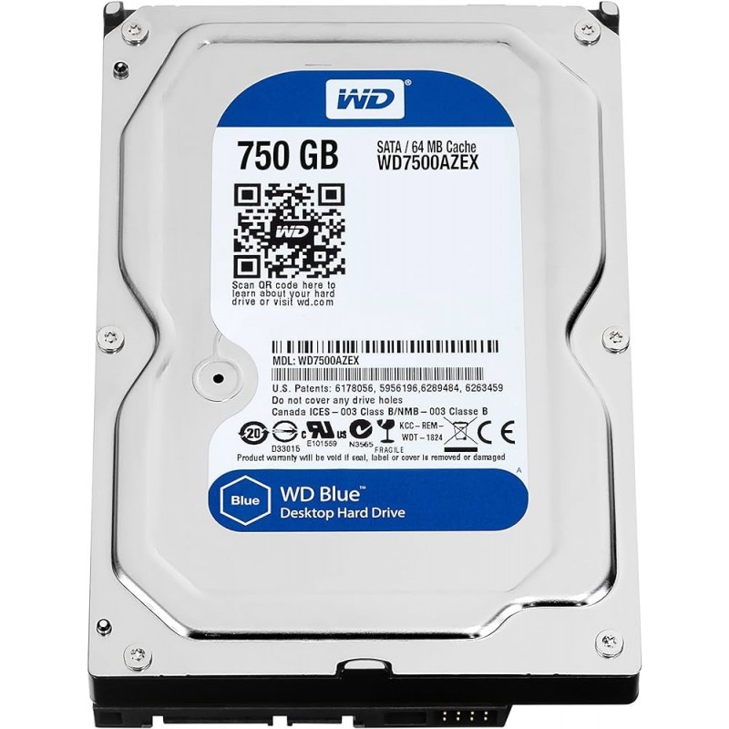 WD HDD 750GB 64MB 7200rpm