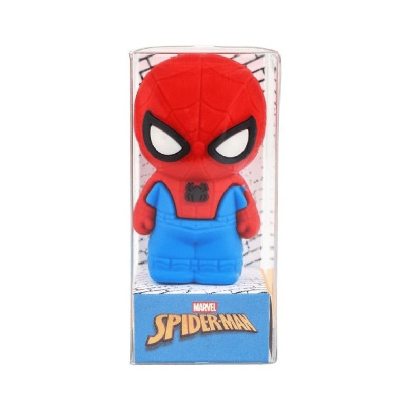 SACAPUNTAS DE GOMA SPIDER MAN