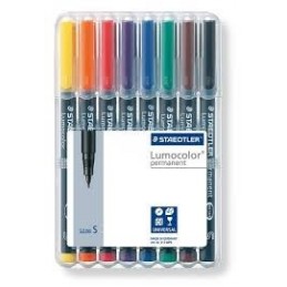 ROTULADOR LUMOCOLOR 313 WP8 SUPERFINO B/8 SURTIDOS