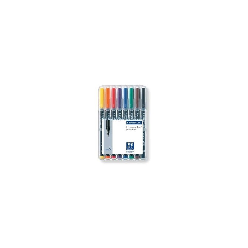 ROTULADOR LUMOCOLOR 313 WP8 SUPERFINO B/8 SURTIDOS
