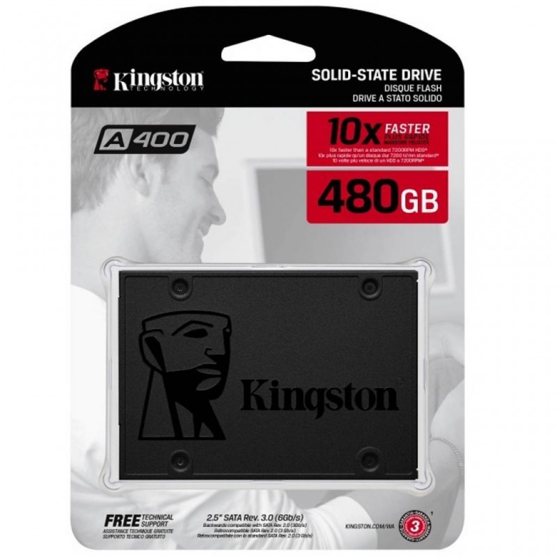 SSD KINGSTON A400 DE 480GB SERIAL ATA III