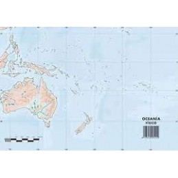MAPA MUDO OCEANIA FISICO