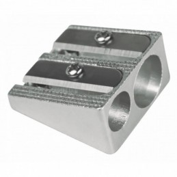 SACAPUNTAS METAL CUADRADO 2 USO