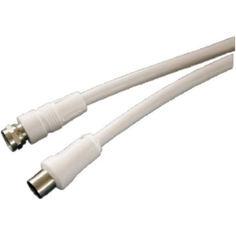 CABLE ANTENA CONECTOR F A COAXIAL RG59 1.5M