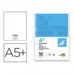 RECAMBIO CUARTO 100 H 60g/m2 LISO SIN MARGEN 6 TAL