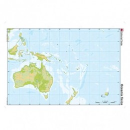 MAPA MUDO OCEANIA POLITICO