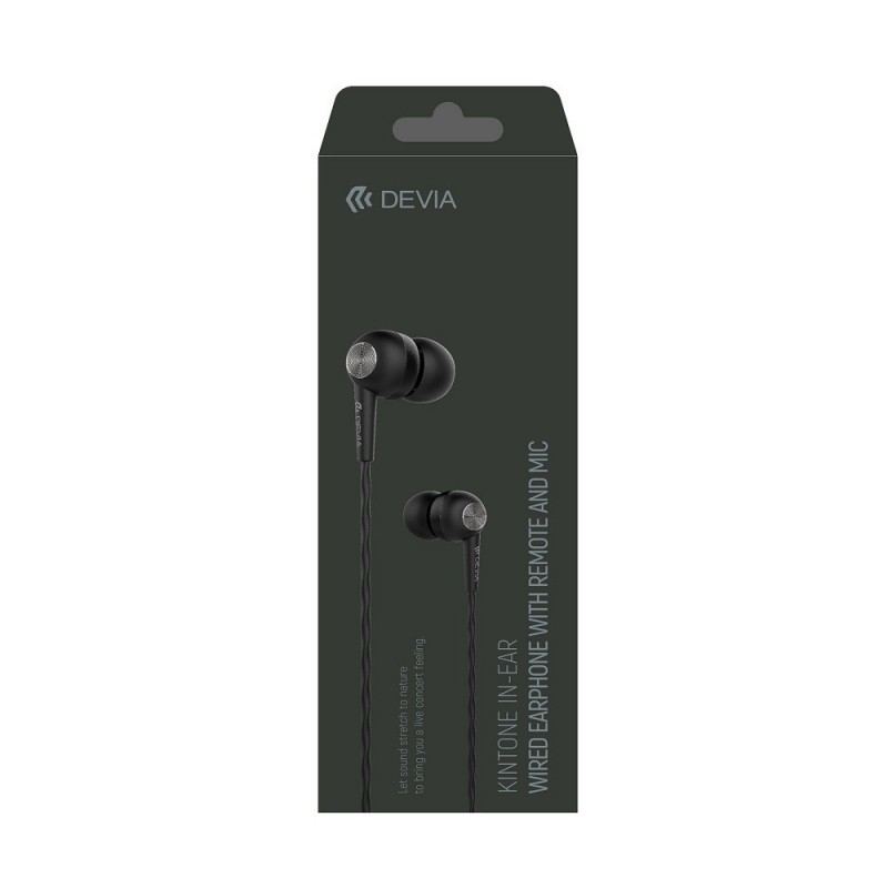AURICULAR DEVIA KINTONE JACK 3.5mm NEGRO