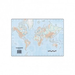 MAPA MUDO PLANISFERIO FISICO