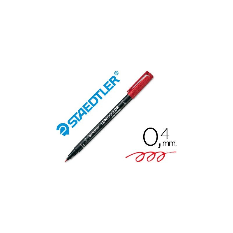 ROTULADOR LUMOCOLOR 313 SUPERFINO ROJO