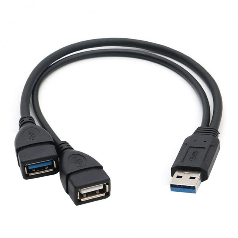 ADAPTADOR MACHO USB 2.0 A HEMBRA USB 3.0