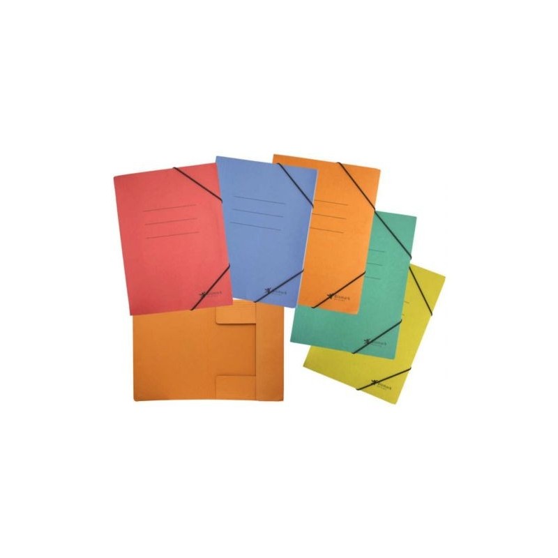 CARPETA CARTON GOMAS Y SOLAPAS A4 COLOR