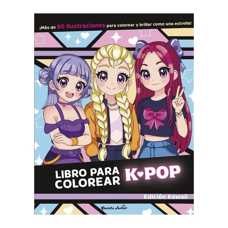 LIBRO PARA COLOREAR K-POP