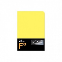SUBCARPETA FOLIO 220 GR AMARILLO PACK 25UDS