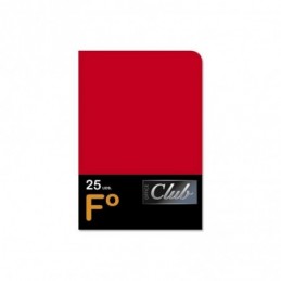 SUBCARPETA FOLIO 220 GR ROJO PACK 25UDS