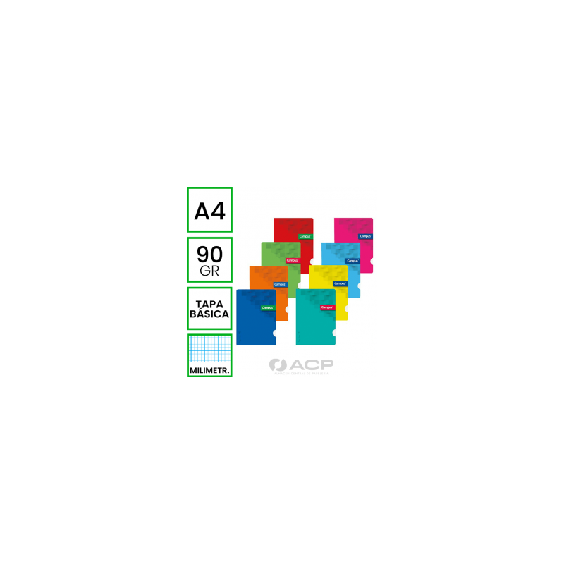 CUADERNO ESC. 48H A4 90GR MILIMETRADO (47)