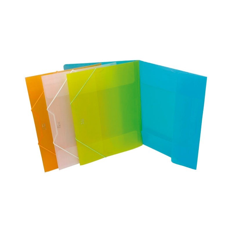 CARPETA PP BISMARK GOMAS Y SOLAPAS A4 TR