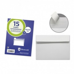 SOBRE COMERCIAL AUTOADHESIVO SET 15 UDS 120x165mm
